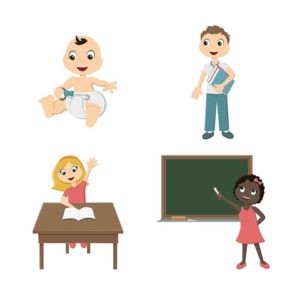 Illustration Kinder Baby